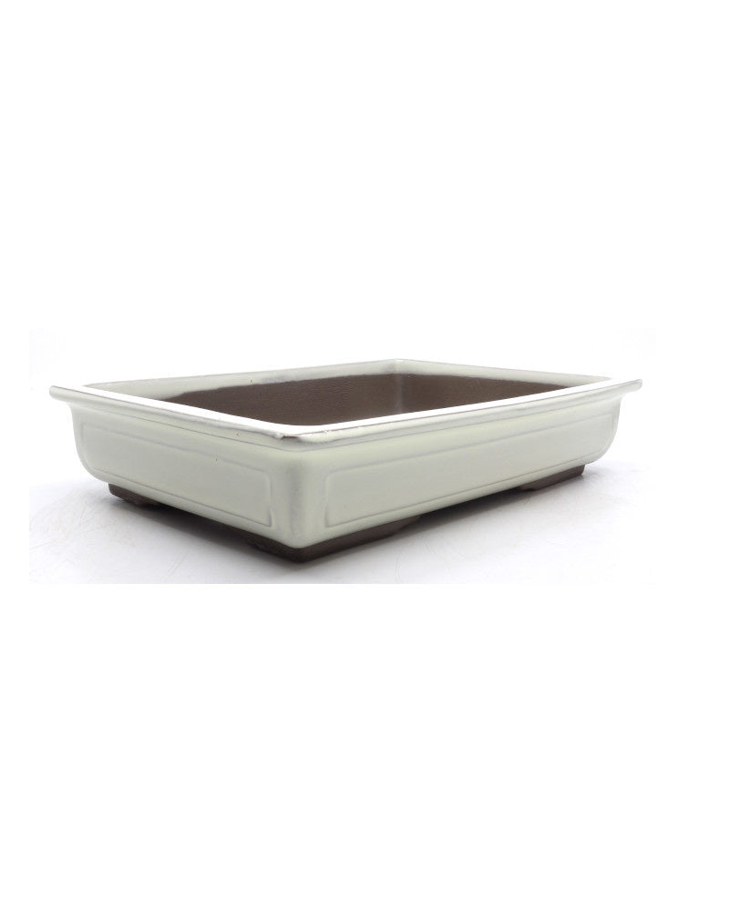 Bonsai pot creme rechthoekig 34cm