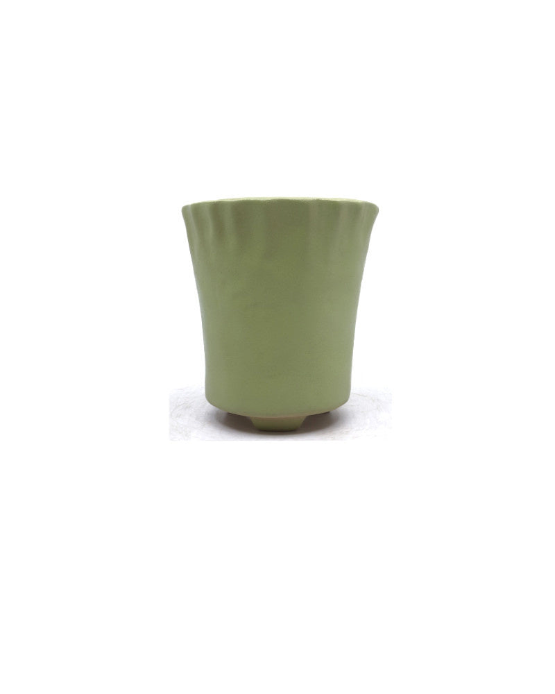 Bonsai pot cascade met tekening 11.5cm, hoogte 12cm