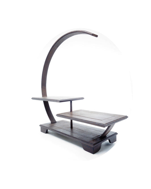 Shohin bonsai plank open cirkel 33cm