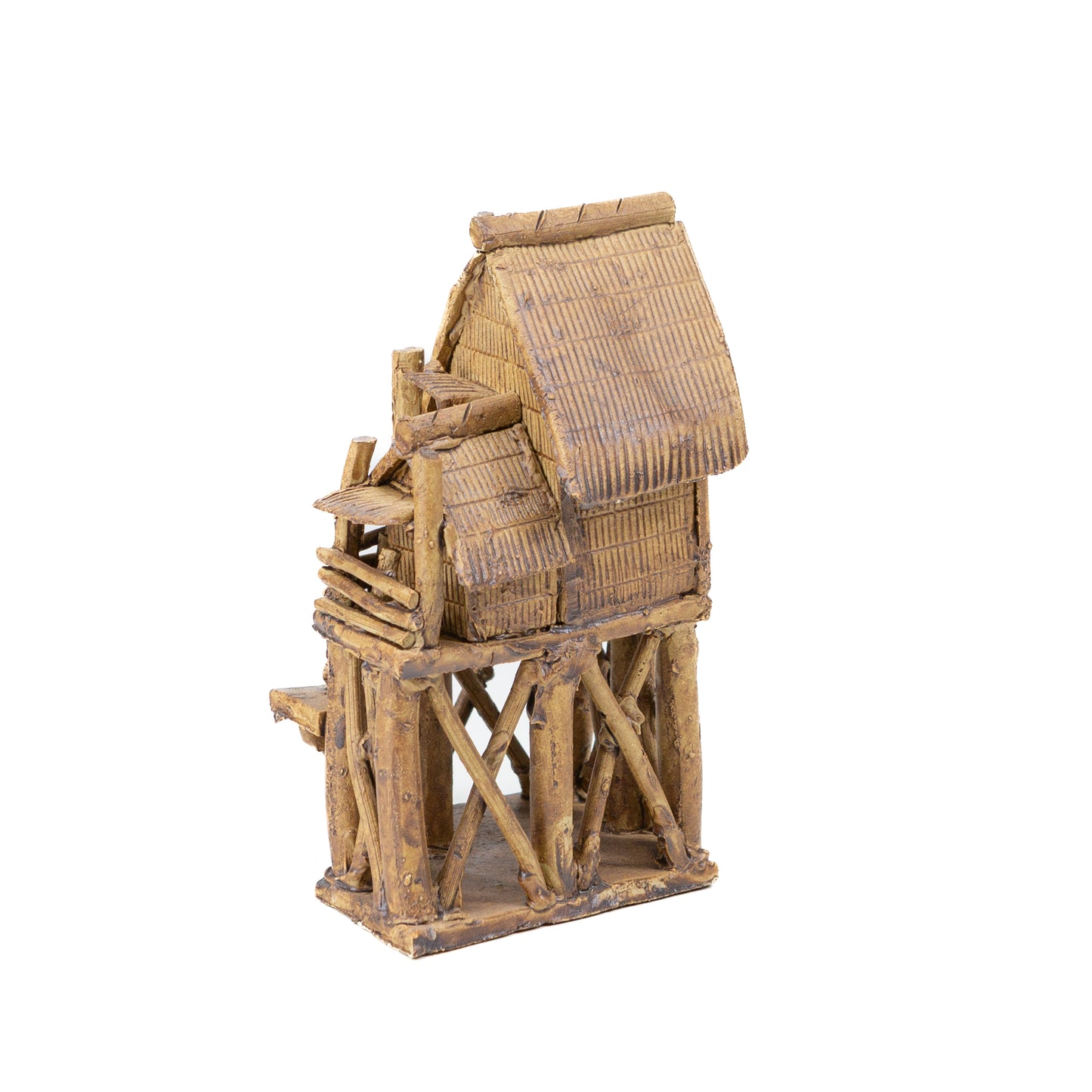 Bonsai Ornament Traditionelles Haus braun