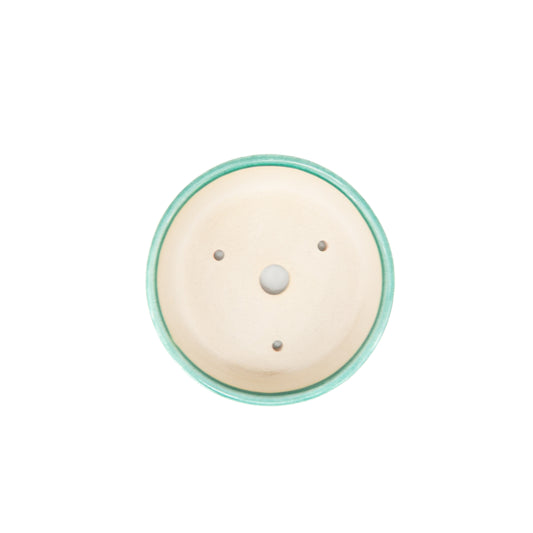 Bonsai Yixing Schale grüne Trommel 12cm