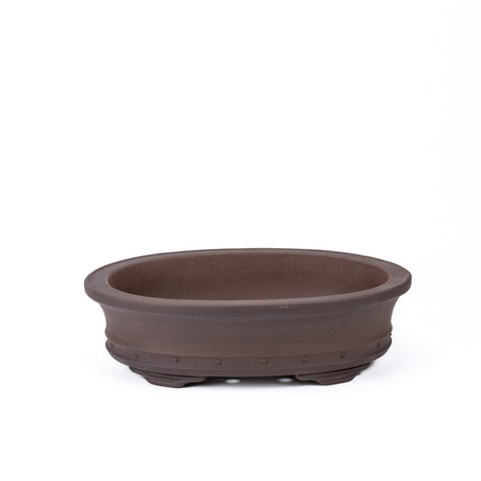 Bonsai pot ongeglazuurd ovaal 35cm