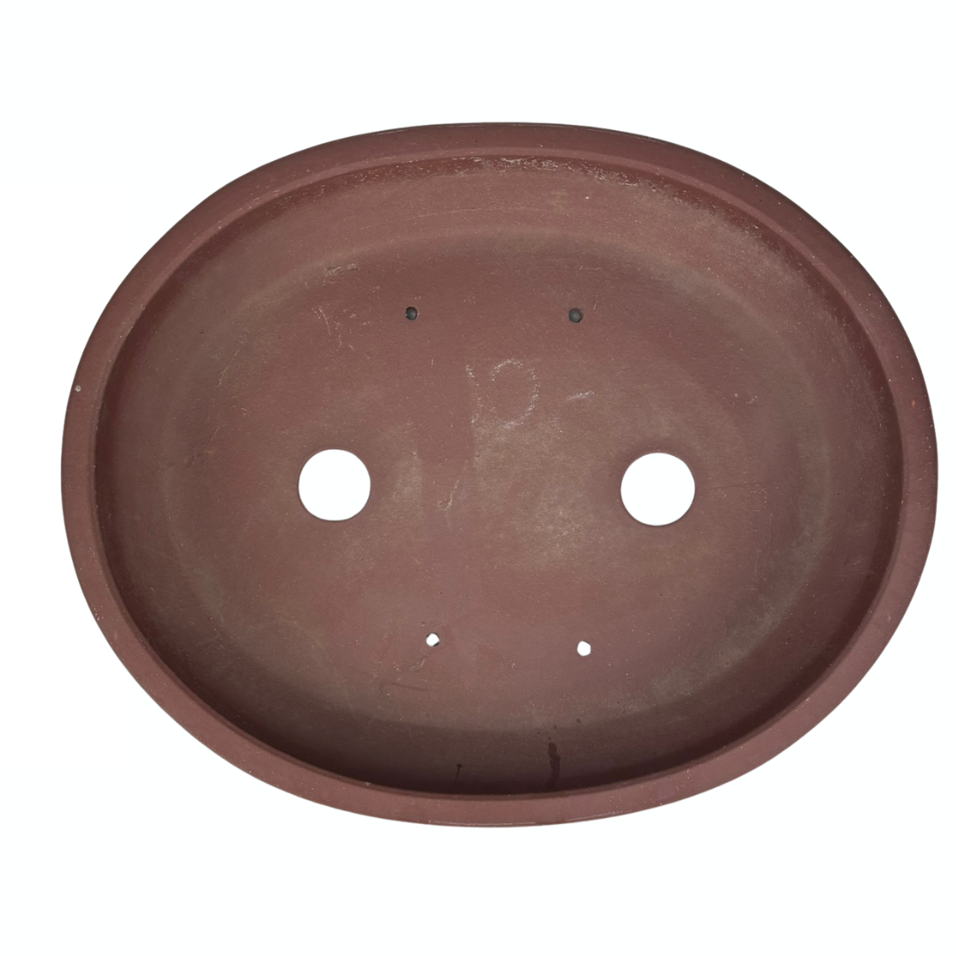 Bonsai-Topf - oval, unglasiert (46 cm breit)