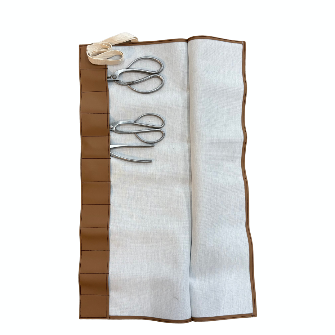 Bonsai Skai Werkzeugrolle aus Leder