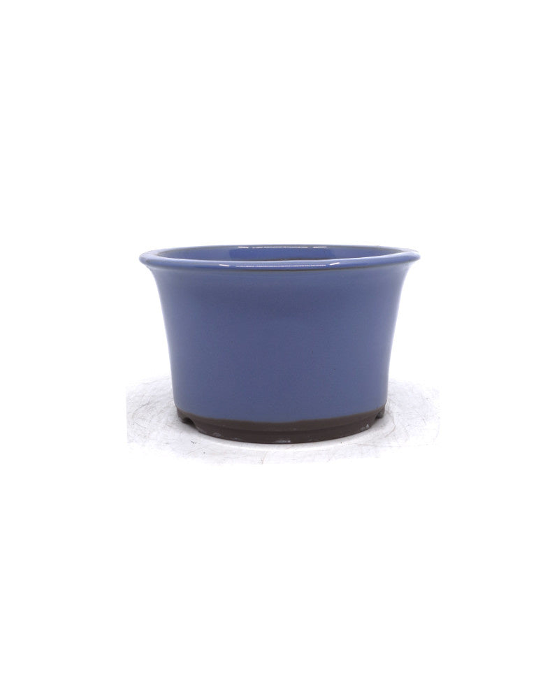 Bonsai-Schale Semi-Kaskade rund hellblau 16 cm