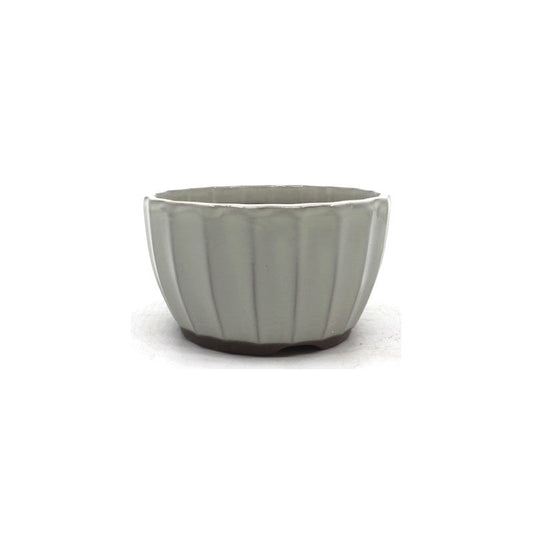 Bonsai-Schale weiß Chrysanthemen 12 cm