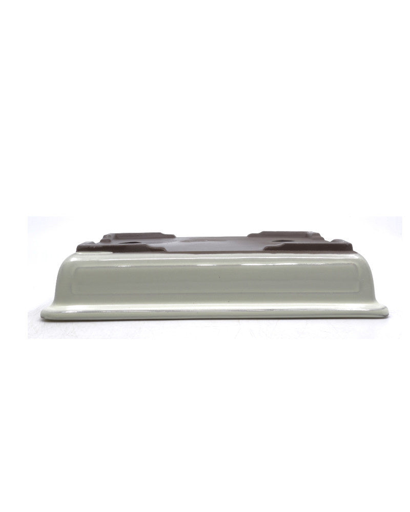 Bonsai pot creme rechthoekig 28cm