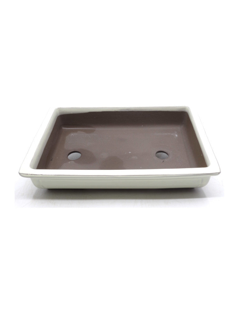 Bonsai pot creme rechthoekig 36cm