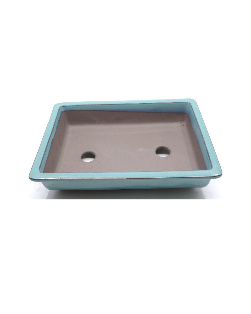 Bonsai pot groen rechthoekig 19cm