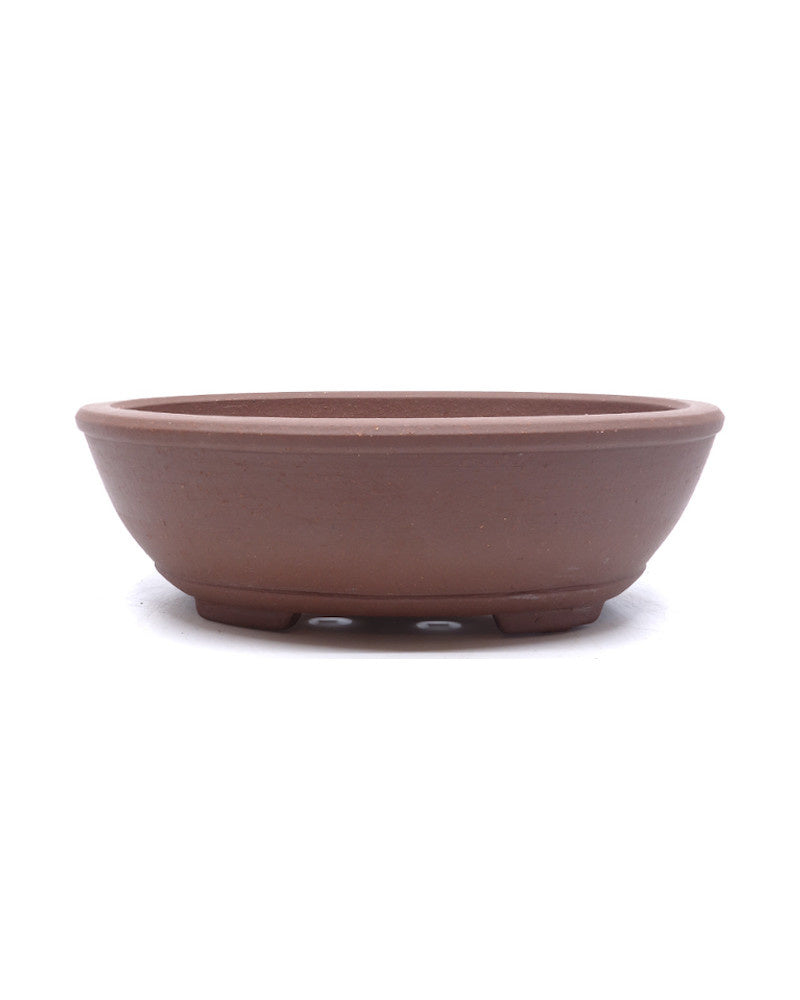 Bonsai-Schale unglasiert oval 31 cm
