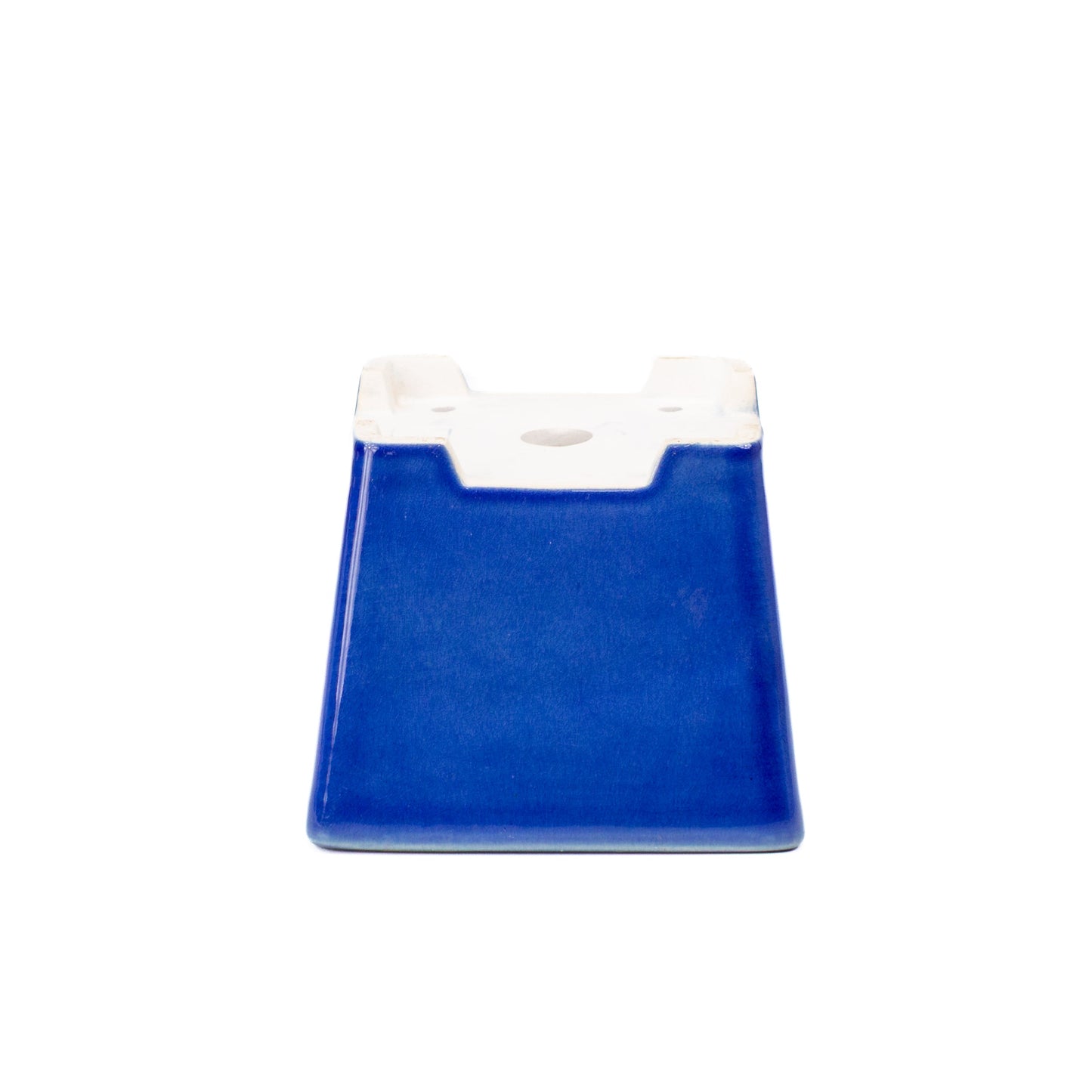 Bonsaischale blau Halbkaskade quadratisch 14cm, Höhe 12cm