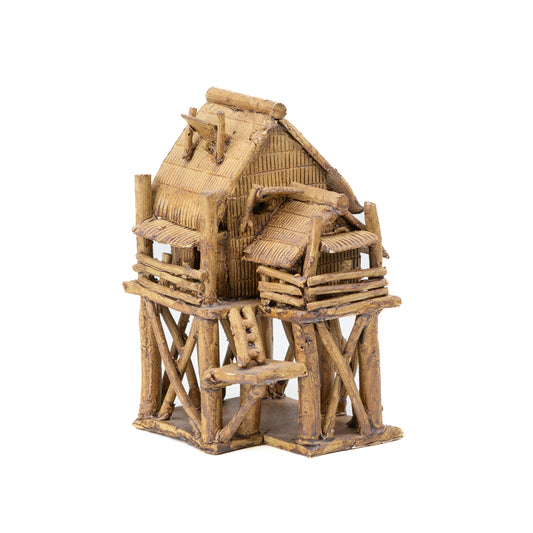 Bonsai Ornament Traditionelles Haus braun