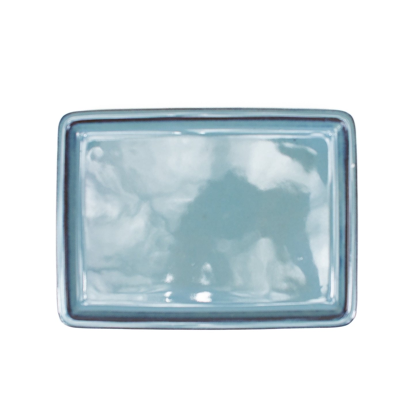 Bonsai Untersetzer blau rechteckig 23cm