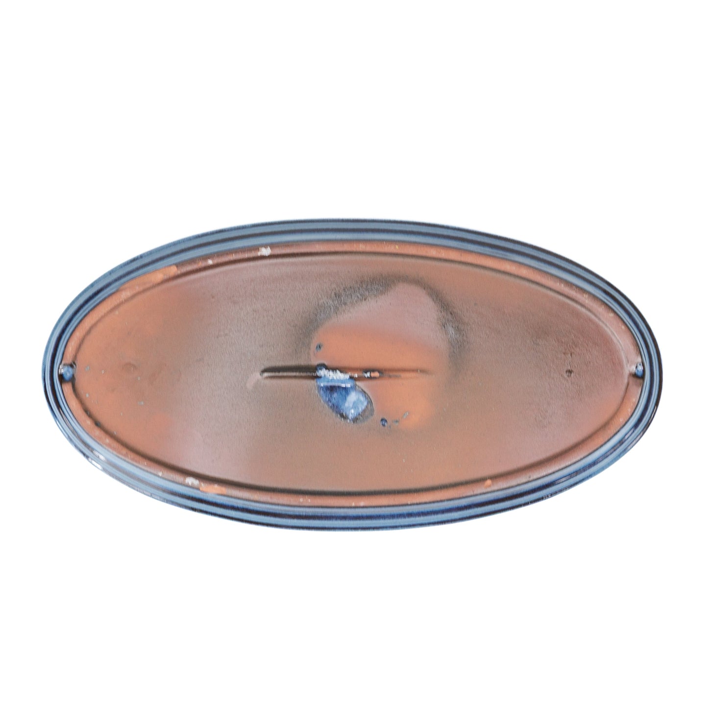 Bonsai Untersetzer blau oval 31cm