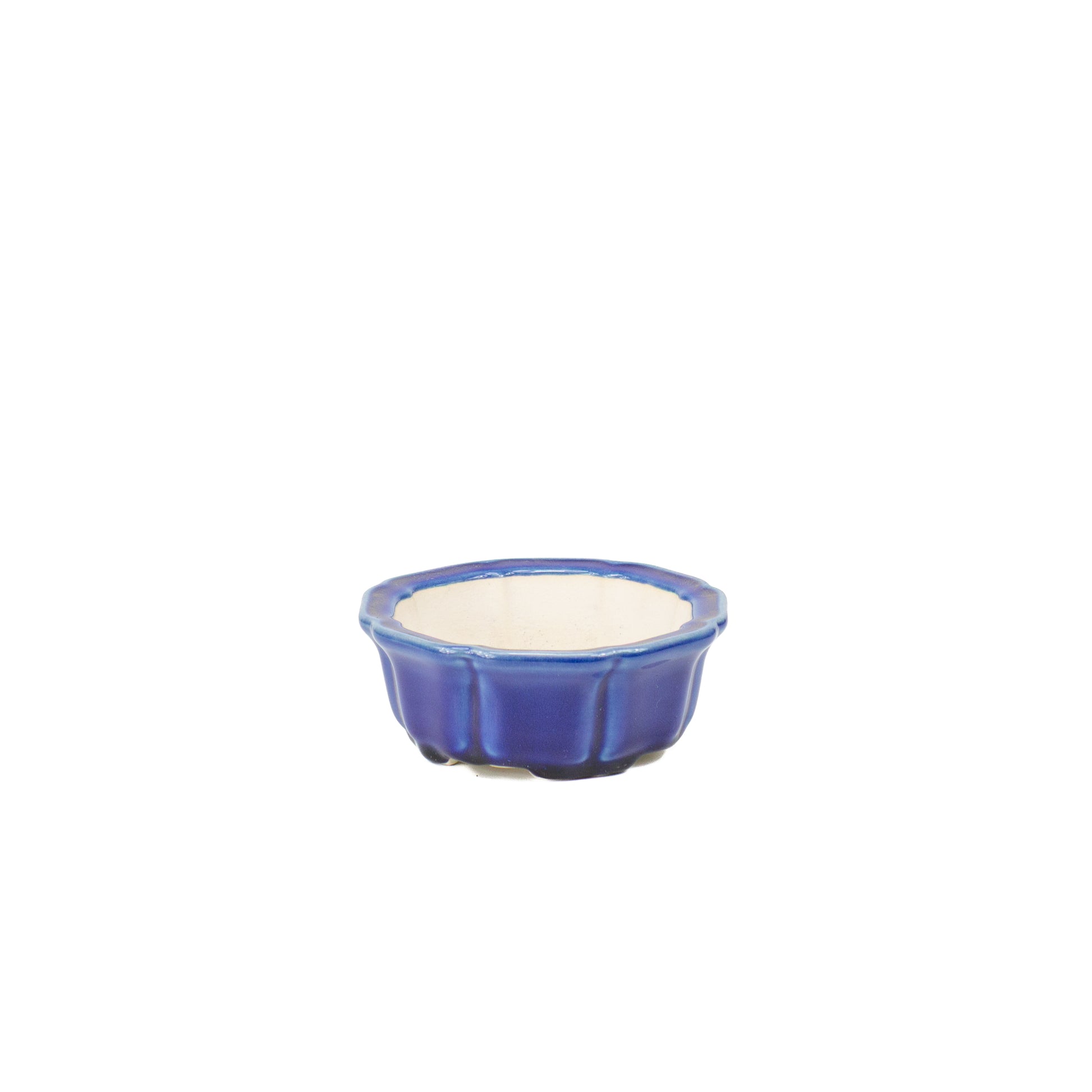 Bonsai Yixing pot blauw lotus 13cm