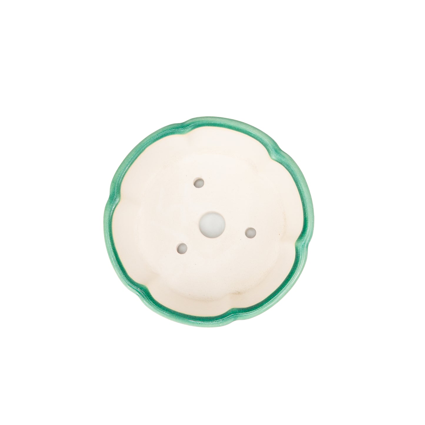 Bonsai Yixing Schale grüner Lotus 12cm