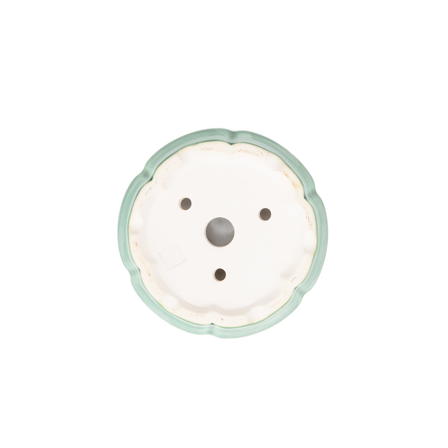 Bonsai Yixing Schale grüner Lotus 12cm