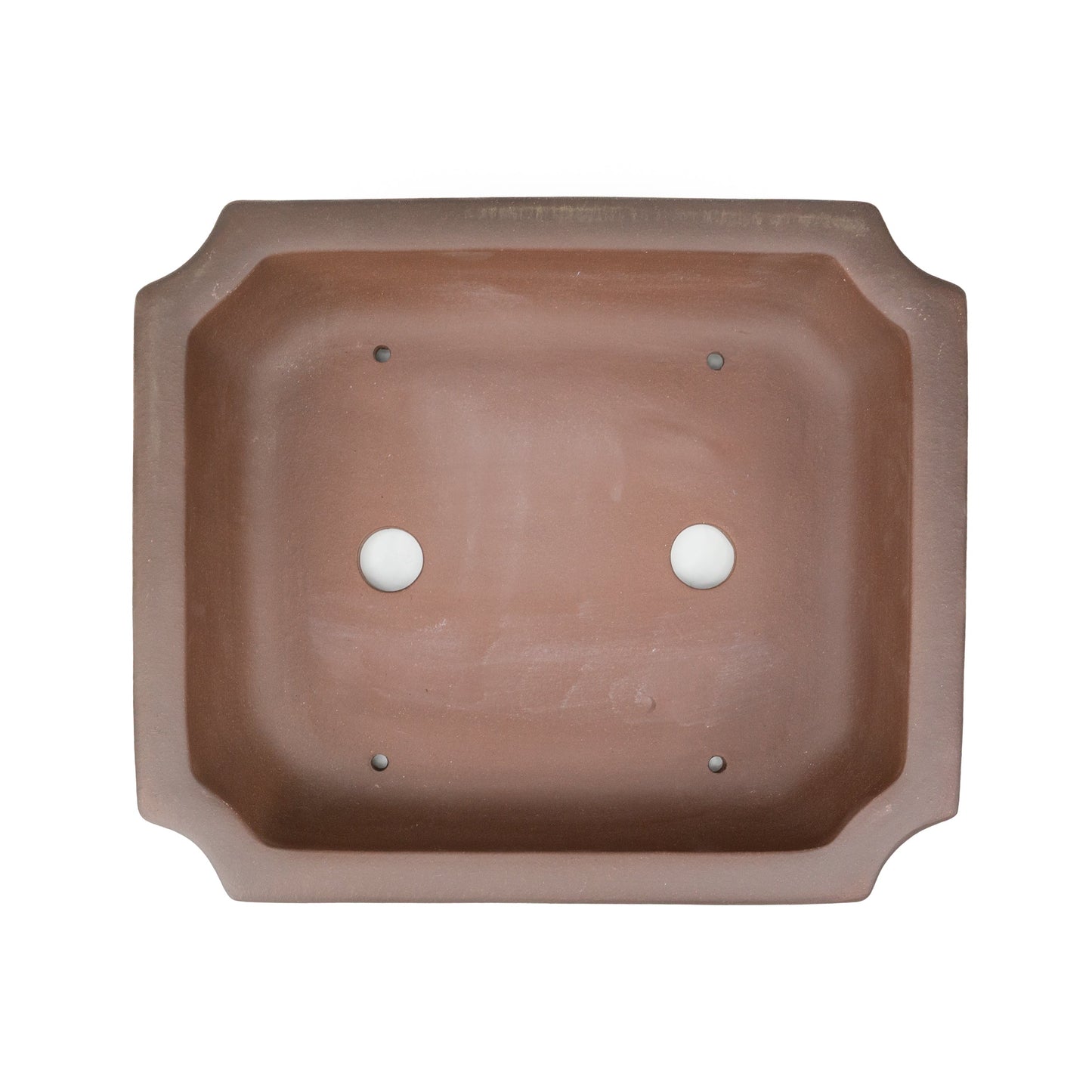 Bonsai Yixing Schale unglasiert Rechteck 34cm