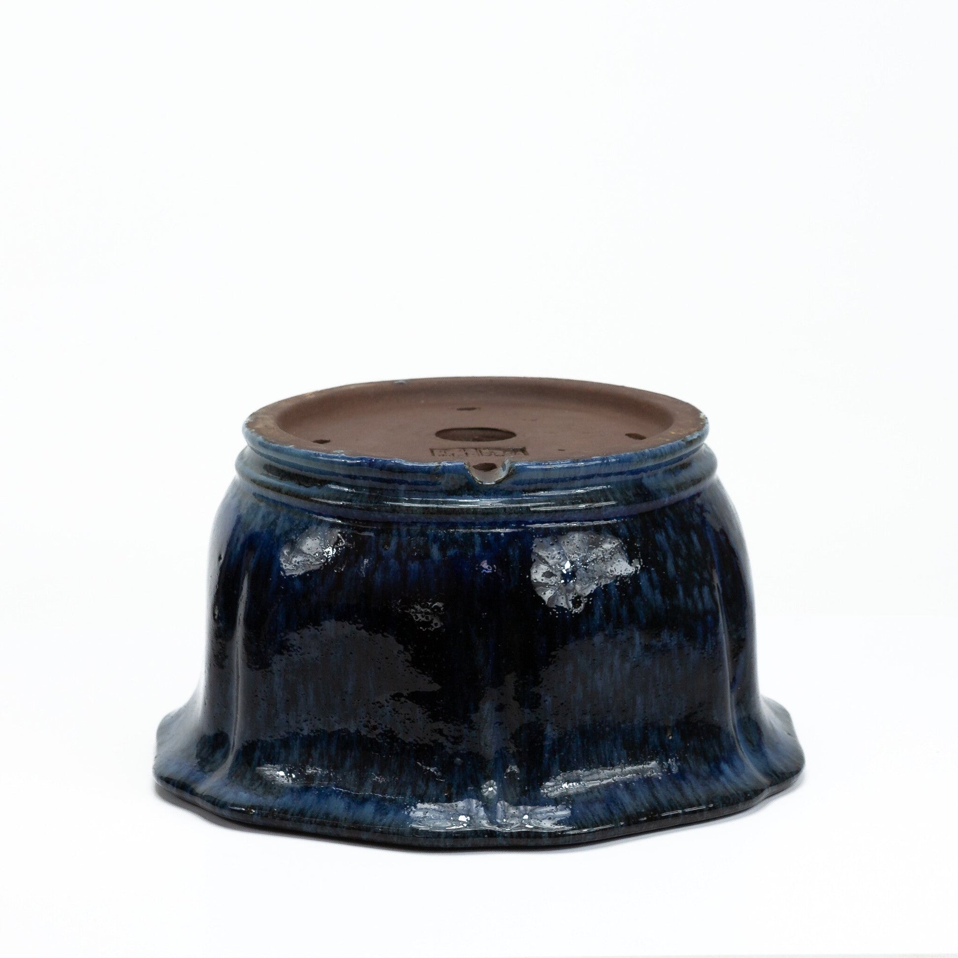 Bonsai pot cascade blauw lotus 27 cm, hoogte ~ 14cm