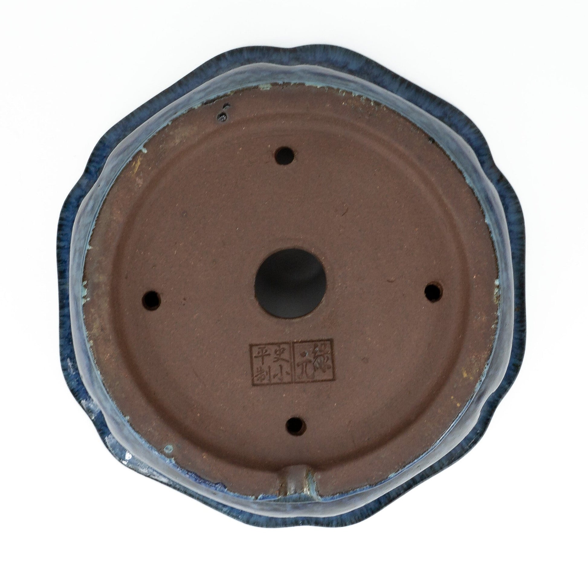 Bonsai pot cascade blauw lotus 27 cm, hoogte ~ 14cm