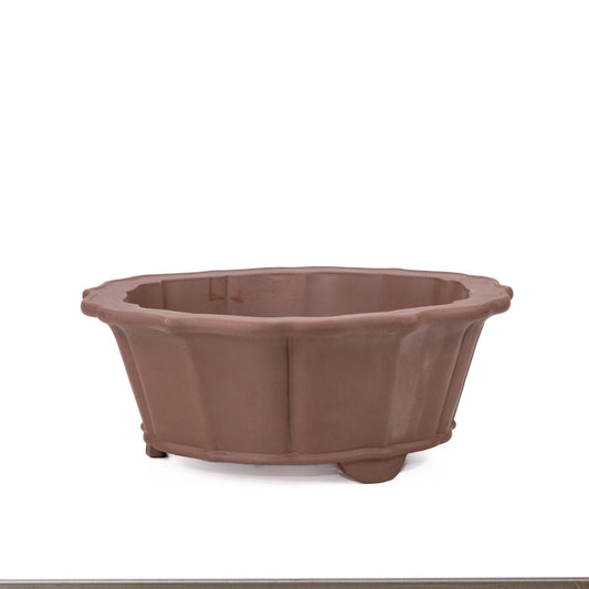 Bonsai pot ongeglazuurd chrysanten rond 36cm