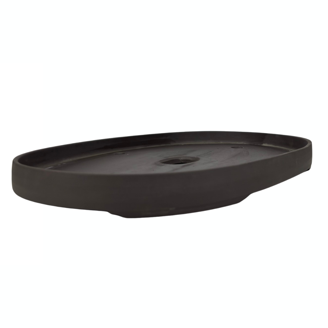 Bonsai-Topf - oval, unglasiert (48 cm breit)