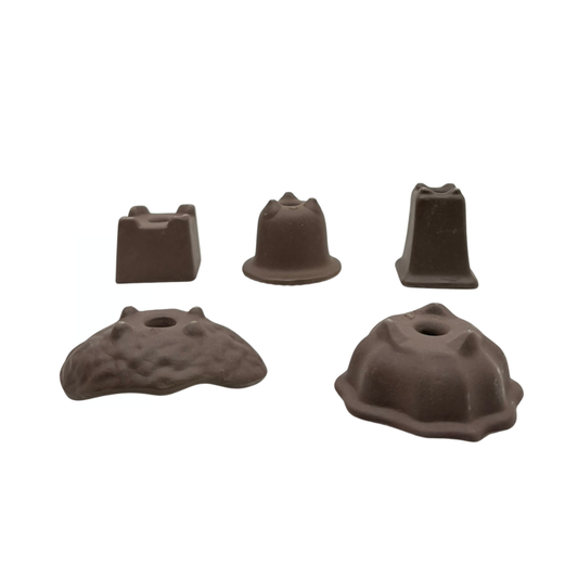 Mame Topf-Set aus 5 unglasierten Töpfen (4-7cm breit)
