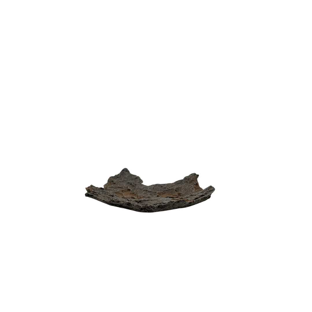Bonsai-Schale braun mit Rostakzenten 16cm