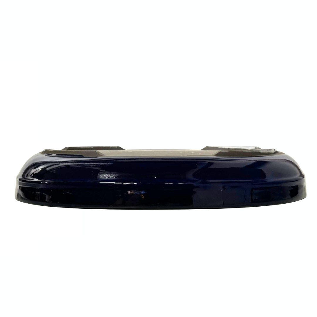 Bonsai-Topf - oval, glasiert, blau (47 cm breit)
