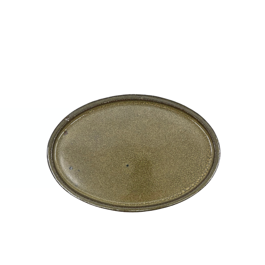 Bonsai-Untersetzer grün oval 24cm