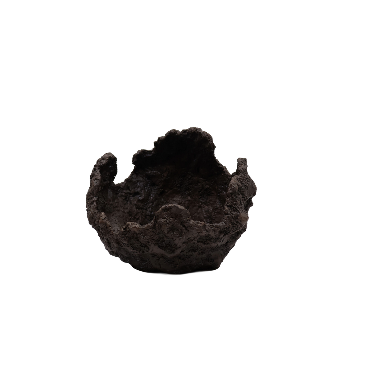 Bonsai pot maanvorm bol – handgemaakt 16cm