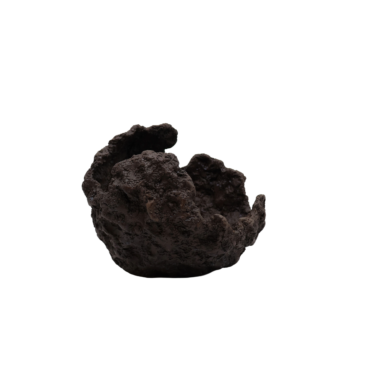 Bonsai pot maanvorm bol – handgemaakt 16cm