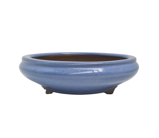 Bonsaischale hellblau rund 15cm